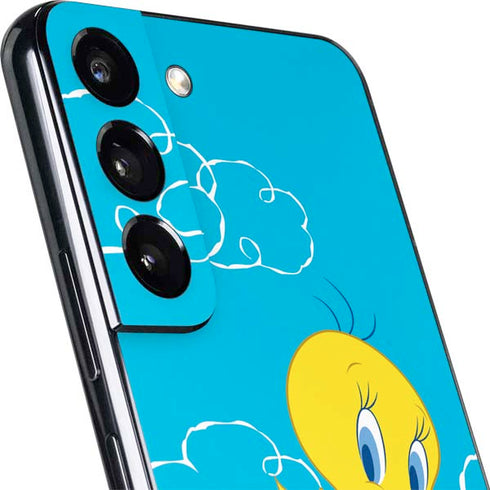 Looney Tunes Tweety Bird Flying Galaxy S22 Plus Skin